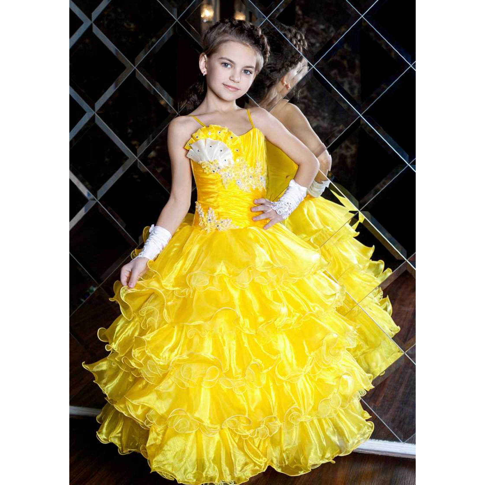 Платье Желтого Цвета На Девочку