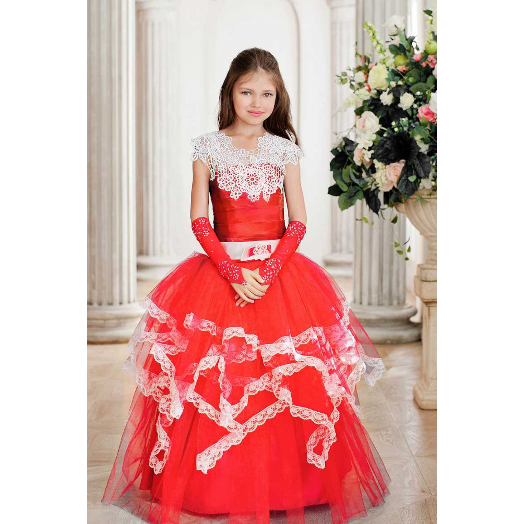 Красивое Красное Платье Для Девочек