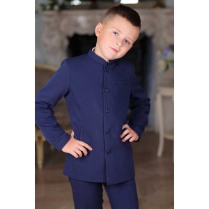 Френч костюм для мальчика синий 116