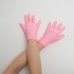 Перчатки на 5 пальцев к платью для девочки розовые