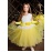 Праздничное платье для девочки желтое