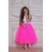 Фатиновая юбка для девочки розовая (малина)