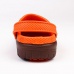 Пантолеты пляжные детские, цвет коричневый/оранжевый, размер 24