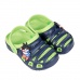 Пантолеты пляжные детские, цвет синий/зелёный, размер 24
